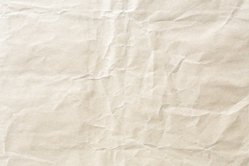 Solf brown crumpled winkle detail background paper texture
