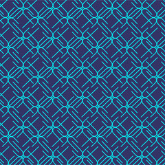 overlapped curved blue line on dark background pattern vector design