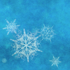 Fototapeta na wymiar snowflakes background