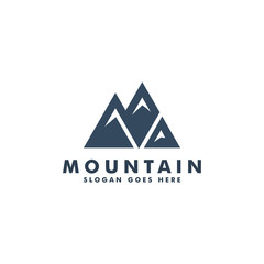 Mountain logo design icon template vector illustration