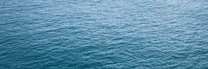 surface of blue water
