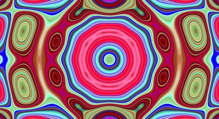 Psychedelic symmetry abstract pattern and hypnotic background, creative crazy.