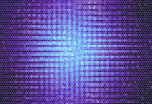Dark Pink, Blue vector layout with hexagonal shapes.