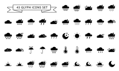 Weather Glyph Icons 