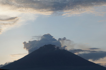 Bali, Indonesia - February 25, 2019 : Beutiful Landscape Of Amed Beach Bali