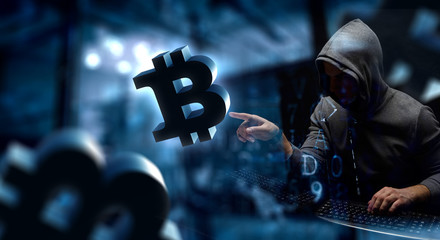 Hacker hunting for crypto currency