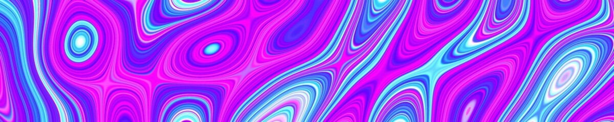 Psychedelic web abstract pattern and hypnotic background, footer.