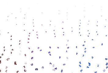 Light Blue, Red vector layout with banking symbols.