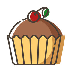 Tea Coffee Outline Color Icons 