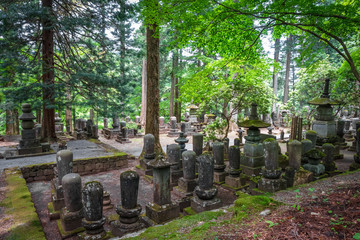 Narabi Jizo graveyard, Nikko, Japan