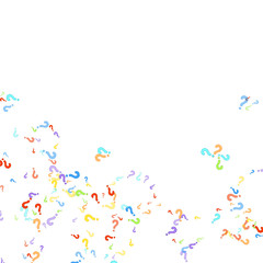 Question marks Quiz doubt survey faq public poll.