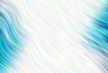 Fototapeta premium Light vector template with curved lines.