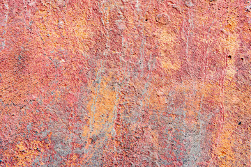 Texture of a concrete wall with cracks and scratches which can be used as a background