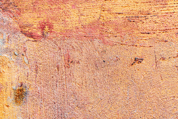Texture of a concrete wall with cracks and scratches which can be used as a background