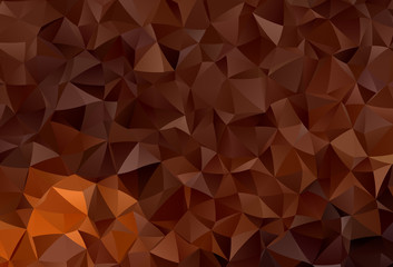 Dark Red vector shining triangular layout.