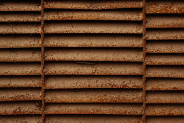 rusty corrugated metal background