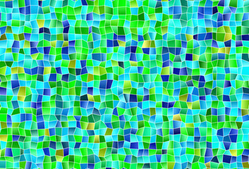 Light Blue, Green vector background with rectangles.