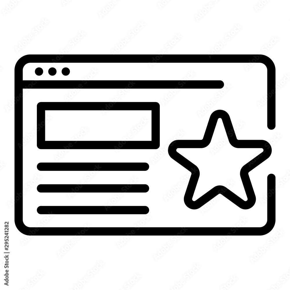 Poster bonus web program icon. outline bonus web program vector icon for web design isolated on white backg