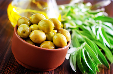 green olives