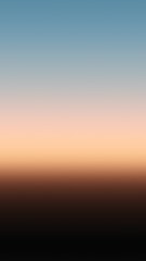 Sunset sky background gradient sunrise, orange blur.