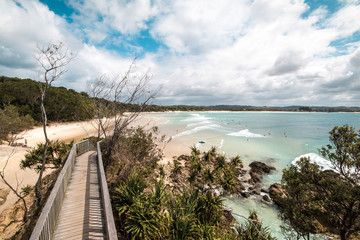Surfer in Byron Bay, Australien