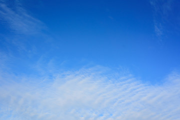 Naklejka na ściany i meble blue sky with clouds white, background image