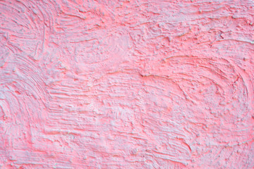 Part of pink wall close up