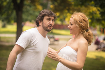 Fototapeta premium What's going on there?