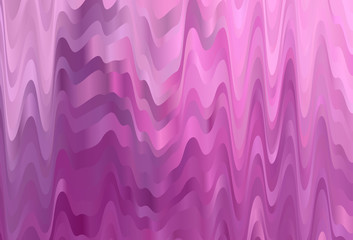 Light Pink vector pattern with wry lines.