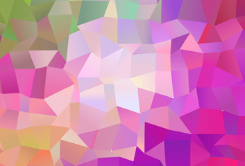 Obraz premium Dark Pink, Green vector gradient triangles template.