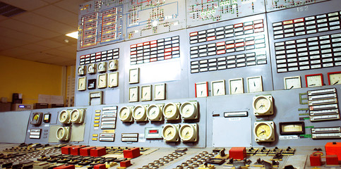Control room of an old power generation plant