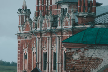 Gothic Novo-Nikolsky Cathedral in the Mozhaisk Kremlin. The Cathedral of St. Nicholas