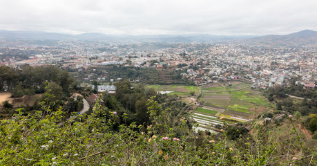 The Malagasy city of Fianarantsoa