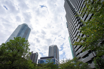 Fototapeta premium 東京の風景 六本木エリアの高層ビル
