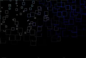 Obraz premium Dark Pink, Blue vector background with rectangles.