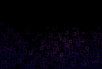 Dark Pink, Blue vector pattern in square style.