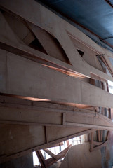 Fototapeta premium wooden templates for boats