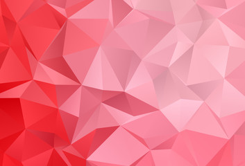 Obraz premium Light Red vector abstract mosaic background.