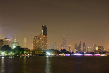 Fototapeta premium Bangkok city at night