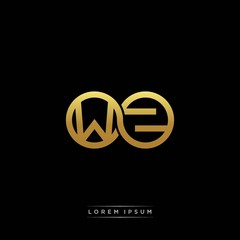 WZ initial letter linked circle capital monogram logo modern template silver color version