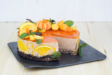 Kumquat Orange Cake.