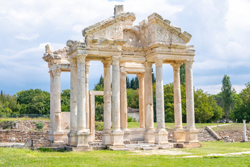 Fototapeta premium Afrodisias Ancient city. (Aphrodisias). The common name of many ancient cities dedicated to the goddess Aphrodite. The most famous of cities called Aphrodisias. Karacasu - Aydın, TURKEY