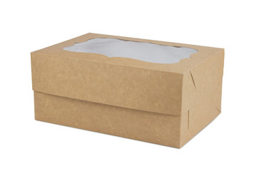 Cardboard box for biscuits and muffins.