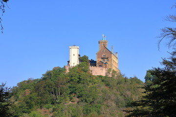 Fototapeta premium View of the famous Wartburg - a world heritage site, Eisenach, Thuringia, Germany