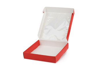 Open empty gift box.