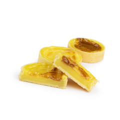 Tartlets in section.