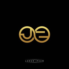 JZ initial letter linked circle capital monogram logo modern template silver color version