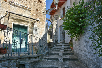 Province of Caserta, Italy, 06/30/2018. Tourist trip to a small village in the Campania region.
