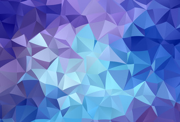 Obraz premium Light Pink, Blue vector abstract mosaic background.