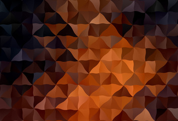 Dark Red vector low poly layout.